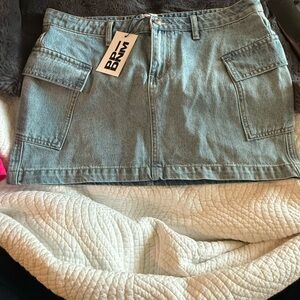 Princess Polly Denim Skirt - Blue